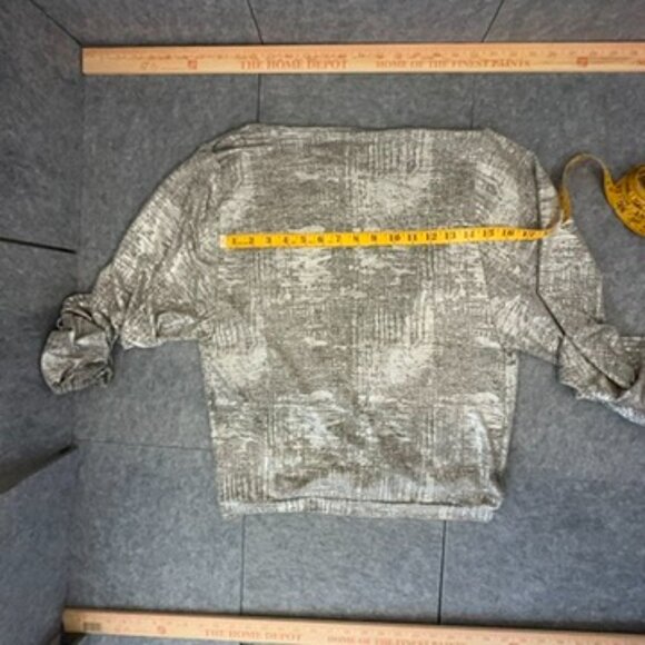 Anthropologie Cary’s Dolman Metallic Wrap Blouse, Small - Picture 7 of 9